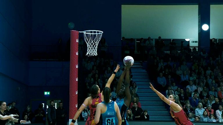 Netball Premier League 2023: Conozca al equipo | Netball News 5 Una mirada retrospectiva a la mejor forma de Proscovia Peace cuando Surrey Storm se enfrentó a Strathclyde Sirens en el primer partido de 2023 en vivo en Sky Sports mientras se prepara para volver a la acción