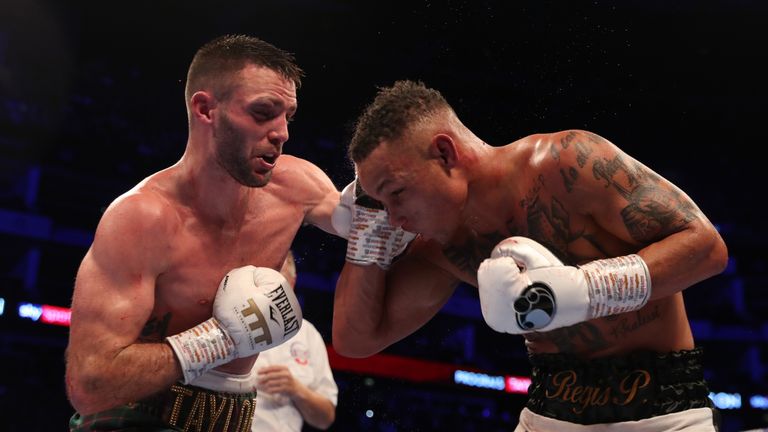 Jack Catterall responde a Josh Taylor y advierte a Regis Prograis: "¡Voy directo a por ti!" | Noticias del boxeo 6 Regis Prograis v Josh Taylor, World Boxing Super Series Super Featherweight Ali Trophy Final, WBA Super, IBF, WBC Diamond & Ring Magazine Super Featherweight Championship, o2 Arena, Londres. 26 de octubre de 2019. Foto de Mark Robinson.