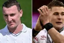 Freddie Steward contra el jugador de cricket de Inglaterra Harry Brook por Max Malins | Noticias de la Unión de Rugby