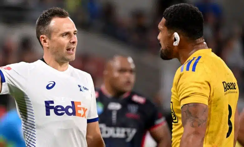Ardie Savea: el capitán de los huracanes se disculpa después de cortar el gesto de la garganta durante la victoria sobre los rebeldes | Noticias de la Unión de Rugby 1 Ardie Savea: el capitán de los huracanes se disculpa después de cortar el gesto de la garganta durante la victoria sobre los rebeldes | Noticias de la Unión de Rugby