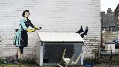 Mural San Valentín Banksy Nevera