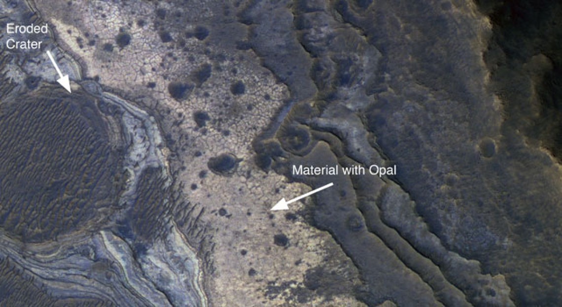 El rover de la NASA encuentra ópalos en Marte 5 ópalo marte rover