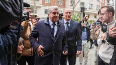 "We We to Will" - El presidente de Barcelona, Joan Laporta, resuelve oportunidades de agudos 4 Laporta on a trip in Madrid.