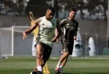 El Real Madrid sufre un duro golpe pese al alta hospitalaria de Kylian Mbappé 4 Mbappe trains under Xabi Alonso.
