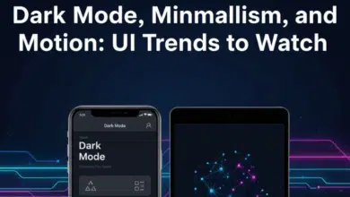 Principales tendencias de interfaz de usuario de aplicaciones móviles de 2025: modo oscuro, minimalismo y movimiento 33 Principales tendencias de interfaz de usuario de aplicaciones móviles de 2025: modo oscuro, minimalismo y movimiento