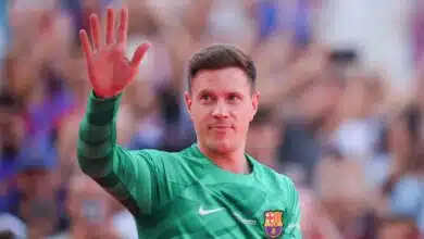 Marc-André ter Stegen podría vetar el intento del Barcelona de fichar a Joan García 2 Marc-Andre ter Stegen could leave in January.