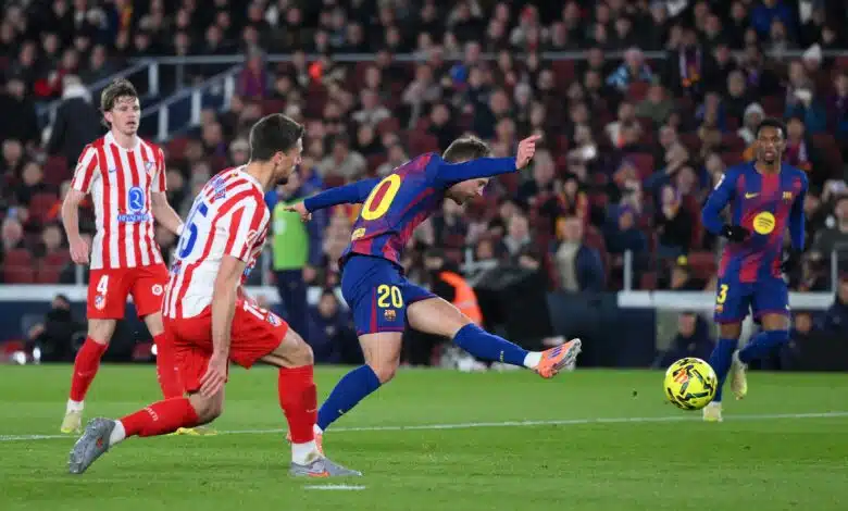 La estrella del Barcelona planea regresar para su primer partido en 2026 1 Olmo scores the winner for Barcelona.
